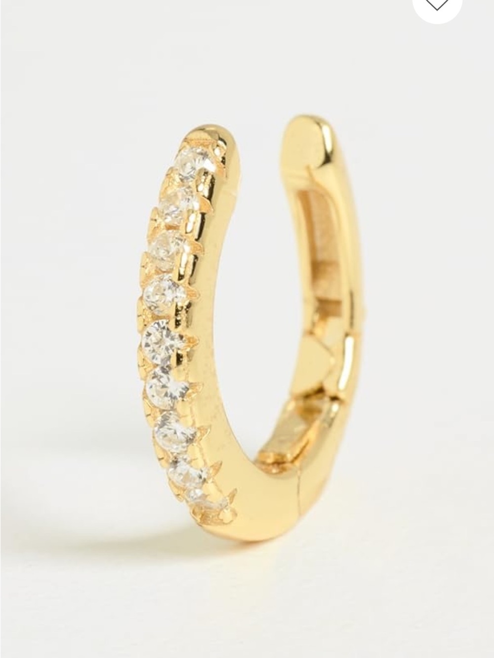 Shashi Pave Single Ear Cuff - Picture 2 of 4